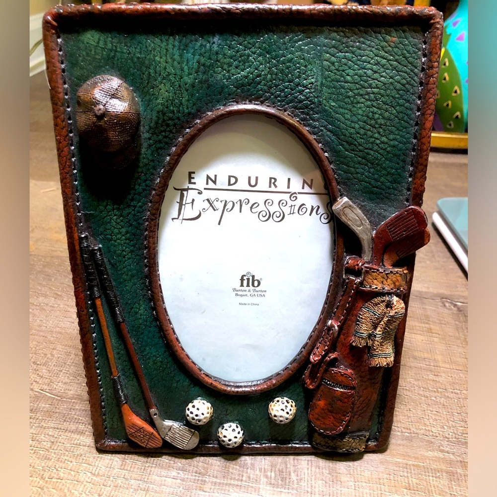 Golf themed Picture photo Frame 3D resin material